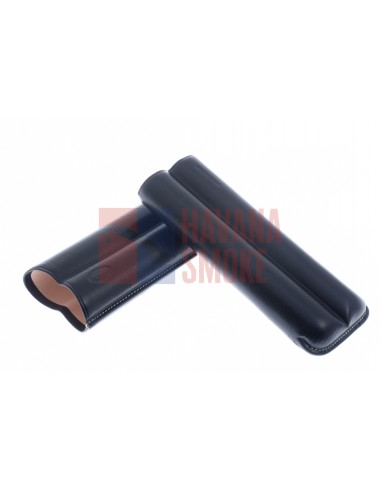 Чехол Jemar на 2 сигары Черчилль, натуральная кожа 110-2-black - купить в интернет-магазине Havana Smoke