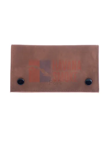 Кисет P&A для самокруток, экокожа, коричневый