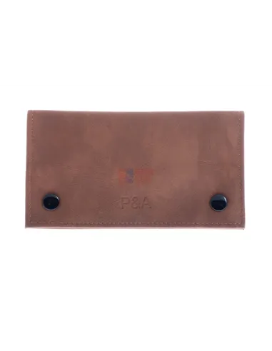 Кисет P&A для самокруток, экокожа, коричневый