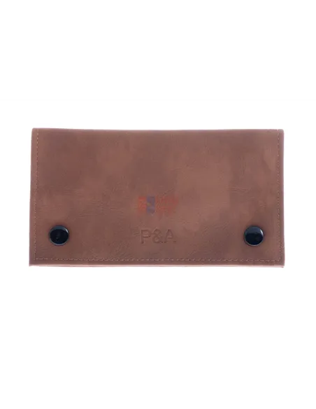 Кисет P&A для самокруток, экокожа, коричневый