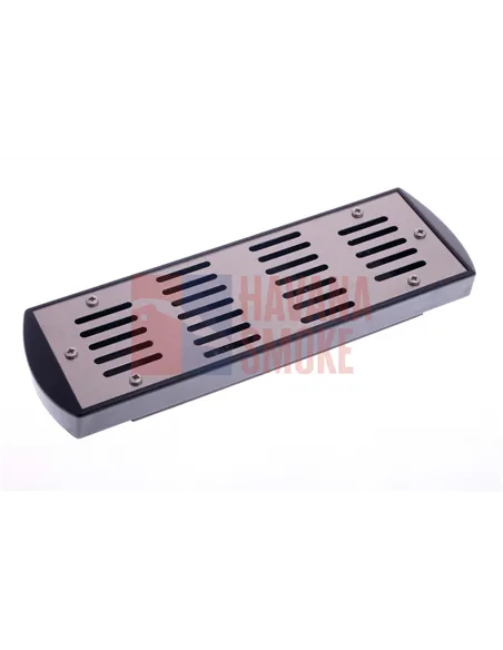 Увлажнитель акриловый Passatore на 50 сигар, серебристый