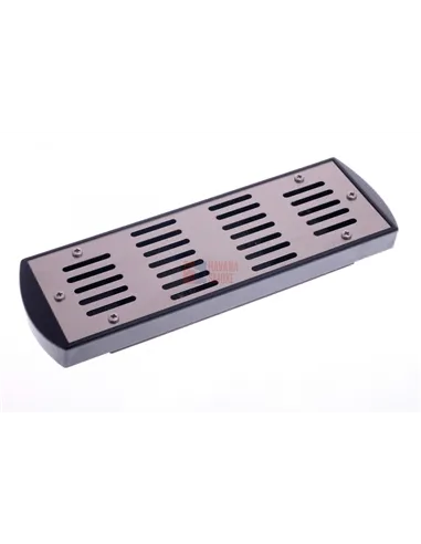 Увлажнитель акриловый Passatore на 50 сигар, серебристый