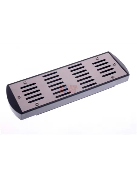 Увлажнитель акриловый Passatore на 50 сигар, серебристый