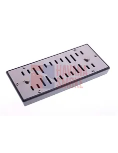 Увлажнитель акриловый Passatore на 75 сигар со шторками, серебристый