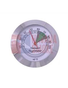Гигрометр механический 43 мм, серебро 605s