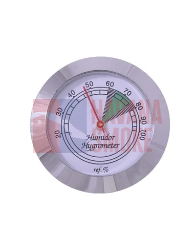 Гигрометр механический 43 мм, серебро 605s