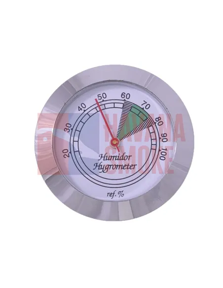 Гигрометр механический 43 мм, серебро 605s