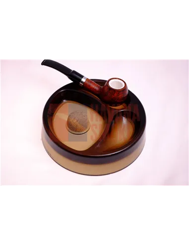 Пепельница на 2 трубки, стекло