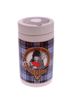 Банка для табака Lubinski "Шотландия", керамика, серая