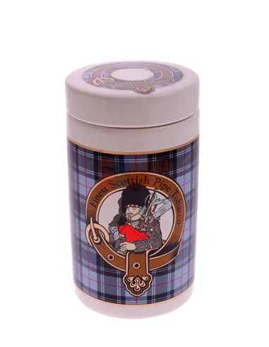 Банка для табака Lubinski "Шотландия", керамика, серая