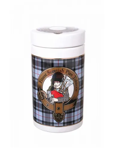 Банка для табака Lubinski "Шотландия", керамика, серая