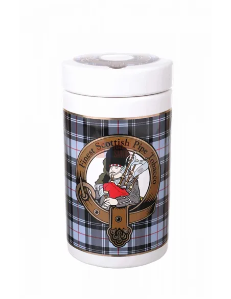 Банка для табака Lubinski "Шотландия", керамика, серая