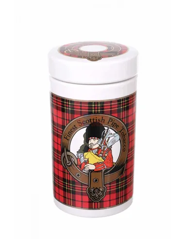 Банка для табака Lubinski "Шотландия", керамика, красная