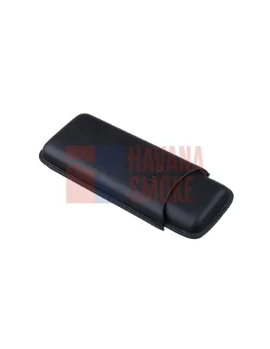 Чехол P&A на 2 сигары Cohiba Behike 56 (диаметром до 24 мм), кожа, черный T1351-black