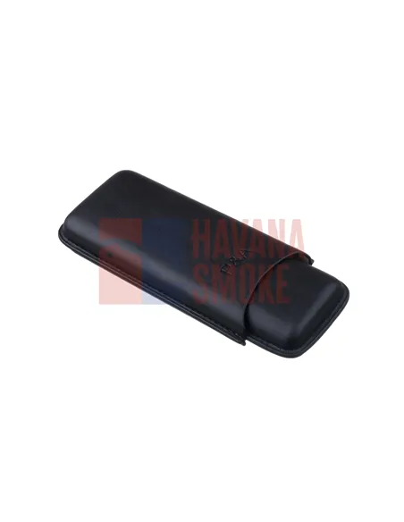 Чехол P&A на 2 сигары Cohiba Behike 56 (диаметром до 24 мм), кожа, черный T1351-black