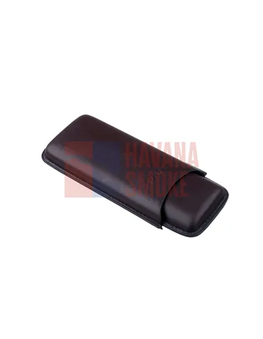 Чехол P&A на 2 сигары Cohiba Behike 56 (диаметром до 24 мм), кожа, коричневый T1351-brown
