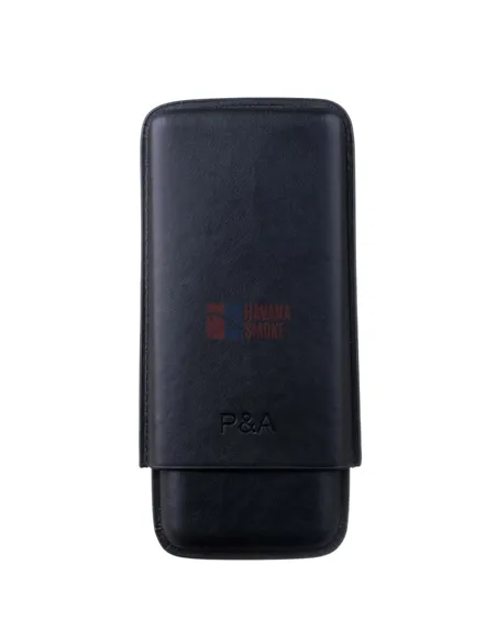 Чехол P&A на 3 сигары Cohiba Behike 56 (диаметром до 24 мм), кожа, черный