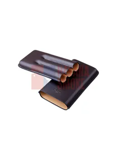 Чехол P&A на 3 сигары Cohiba Behike 56 (диаметром до 24 мм), кожа, коричневый T1348-brown