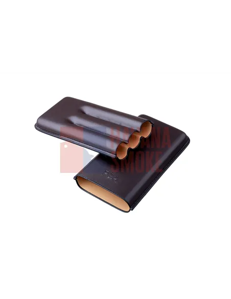 Чехол P&A на 3 сигары Cohiba Behike 56 (диаметром до 24 мм), кожа, коричневый T1348-brown