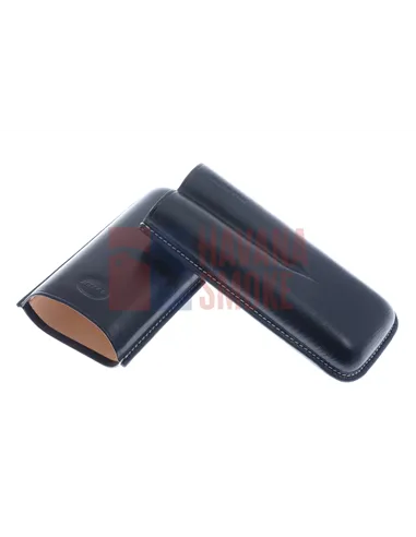 Чехол Jemar на 2 сигары, натуральная кожа 464-2-Black