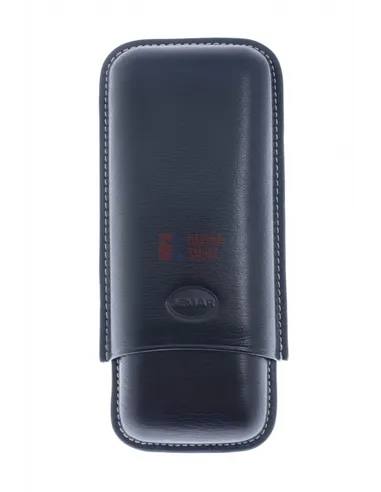 Чехол Jemar на 2 сигары, натуральная кожа 464-2-Black