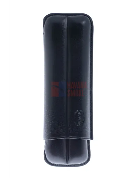 Чехол Jemar на 2 сигары Черчилль, натуральная кожа 110-2-black