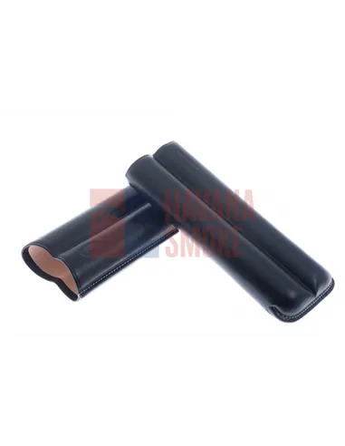 Чехол Jemar на 2 сигары Черчилль, натуральная кожа 110-2-black