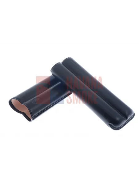 Чехол Jemar на 2 сигары Черчилль, натуральная кожа 110-2-black