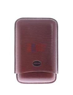 Чехол Jemar на 3 сигары, натуральная кожа 464-3-Brown