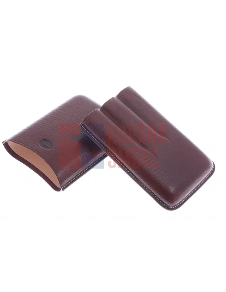 Чехол Jemar на 3 сигары, натуральная кожа 464-3-Brown