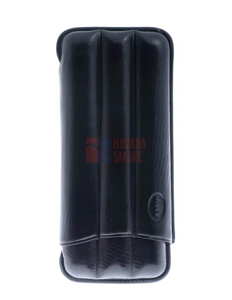 Чехол Jemar на 3 сигары Черчилль, натуральная кожа 110-3-black