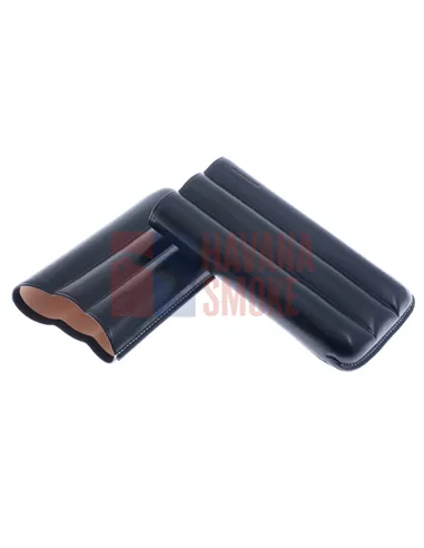 Чехол Jemar на 3 сигары Черчилль, натуральная кожа 110-3-black