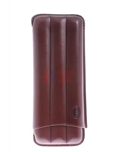 Чехол Jemar на 3 сигары Черчилль, натуральная кожа 110-3-brown