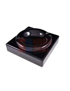 Пепельница настольная Mastro de Paja, Черный лак F12-BLK