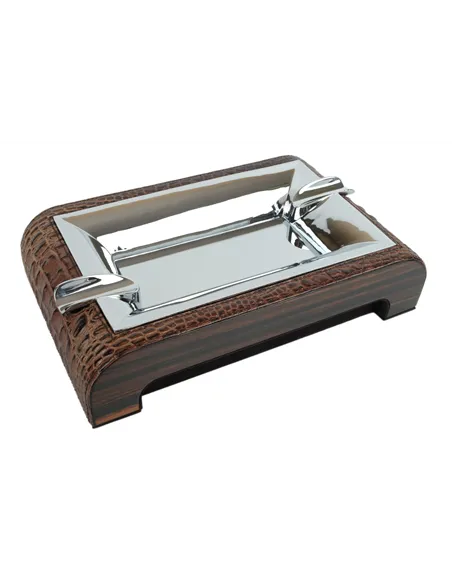 Пепельница настольная Gentili Croco Brown