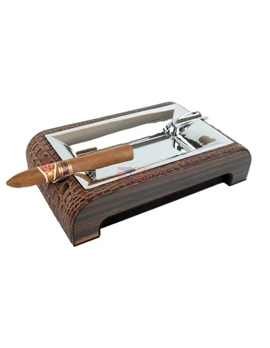 Пепельница настольная Gentili Croco Brown