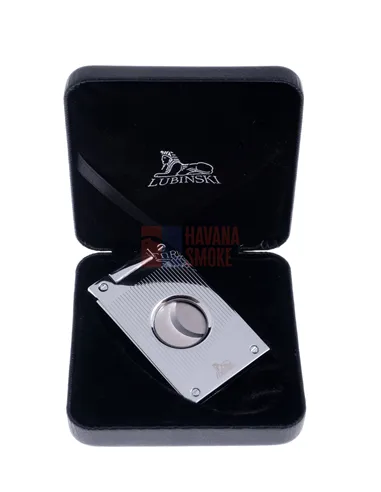 Гильотина Lubinski, нержавеющая сталь, серебристая в полоску FTL60-1