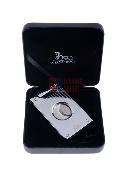 Гильотина Lubinski, нержавеющая сталь, серебристая в полоску FTL60-1