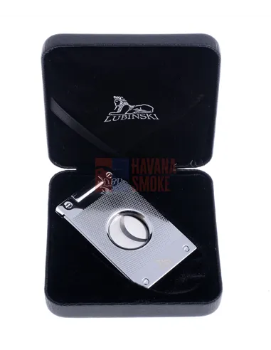 Гильотина Lubinski, нержавеющая сталь, серебристая в рубчик FTL60-2