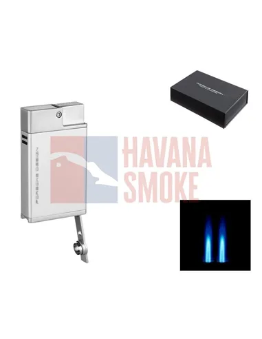 Зажигалка Porsche Design P3631/03 silver с пробойником