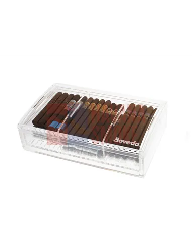 Акриловый хьюмидор Boveda на 75 сигар 