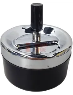 06002 Пепельница вращающаяся 95 мм черная