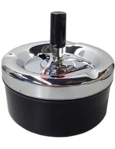 06004 Пепельница вращающаяся 110 мм черная