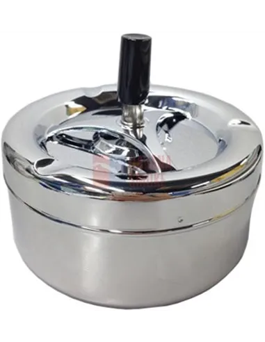 06007 Пепельница вращающаяся 130 мм хром