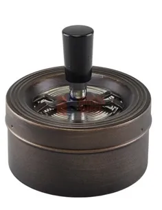 06029 Пепельница вращающаяся 90 мм круглая "медная"