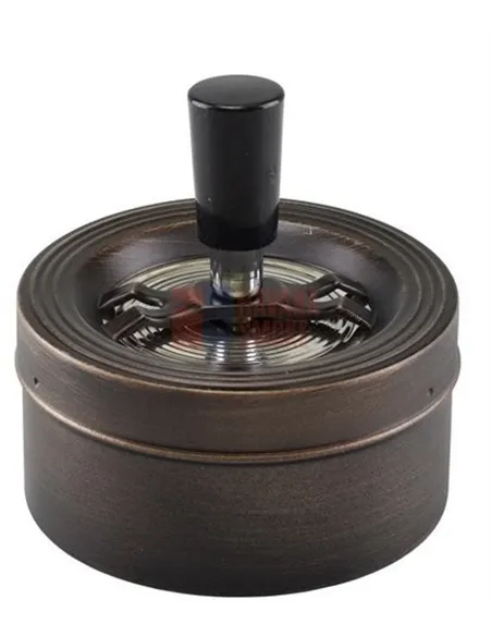 06029 Пепельница вращающаяся 90 мм круглая "медная"