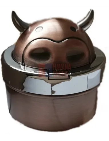 11512 Пепельница металлическая "Cow hinge" "медная"