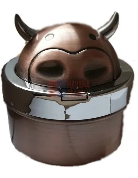 11512 Пепельница металлическая "Cow hinge" "медная"