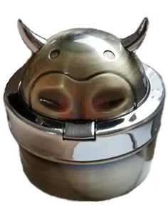 11513 Пепельница металлическая "Cow hinge" "латунь"