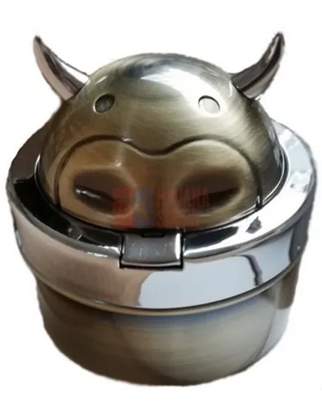 11513 Пепельница металлическая "Cow hinge" "латунь"